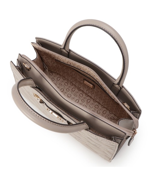 Guess（ゲス）の「BRIELLA Satchel サッチェル ハンドバッグ （ハンドバッグ・レディース・ライトベージュ・ONE SIZE）」の15枚目の写真