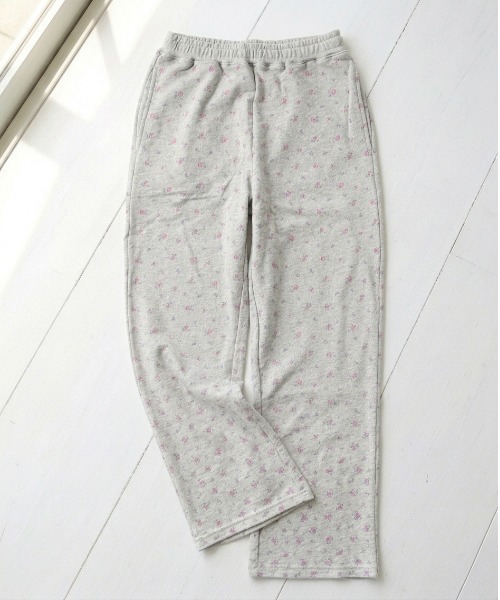 JEMORGAN(ジェーイーモーガン)の「【JEMORGAN / ジェーイーモーガン】ガーゼ裏毛花柄カットオフロングパンツ(スウェットパンツ・レディース・グレー系その他/サックスブルー/パープル/グレー系その他2/ラベンダー・FREE)」の19枚目の写真