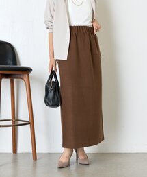 ウールライクキャタピラースカート