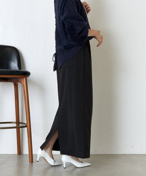 Jena espace merveilleux（ジェナ　エスパスメルヴェイユ）の「ウールライクキャタピラースカート（スカート・レディース・ブラック/アイボリー/ブラウン・FREE）」の20枚目の写真