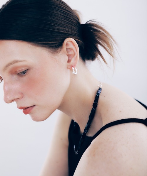 whoseA(フーシー)の「【silver925】Pearl droplets Pierce / 淡水パールドロップフープピアス(ピアス(両耳用)・レディース・シルバー・FREE)」の13枚目の写真