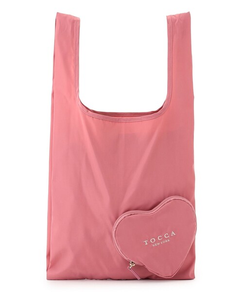 TOCCA（トッカ）の「AVEC CUORE ECOBAG エコバッグ（エコバッグ/サブバッグ・レディース・ピンク系/スカイブルー系/ブラウン系/ブラック系・F）」の11枚目の写真