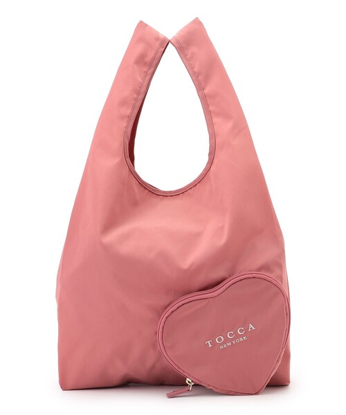 TOCCA（トッカ）の「AVEC CUORE ECOBAG エコバッグ（エコバッグ/サブバッグ・レディース・ピンク系/スカイブルー系/ブラウン系/ブラック系・F）」の12枚目の写真