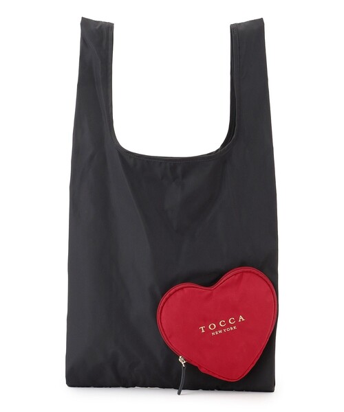 TOCCA（トッカ）の「AVEC CUORE ECOBAG エコバッグ（エコバッグ/サブバッグ・レディース・ピンク系/スカイブルー系/ブラウン系/ブラック系・F）」の14枚目の写真