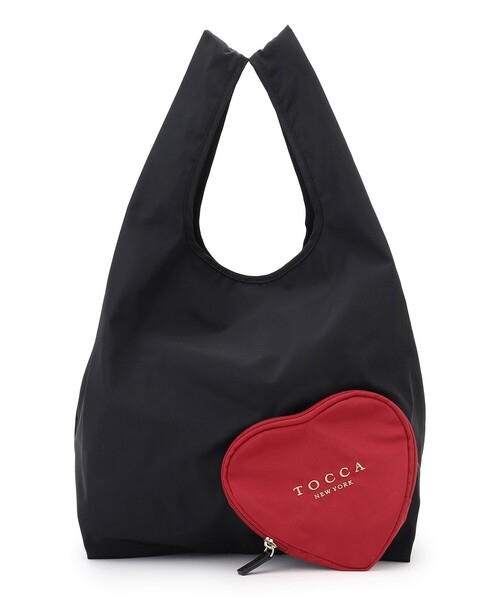TOCCA（トッカ）の「AVEC CUORE ECOBAG エコバッグ（エコバッグ/サブバッグ・レディース・ピンク系/スカイブルー系/ブラウン系/ブラック系・F）」の15枚目の写真