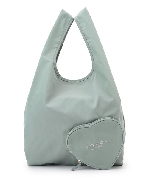 TOCCA（トッカ）の「AVEC CUORE ECOBAG エコバッグ（エコバッグ/サブバッグ・レディース・ピンク系/スカイブルー系/ブラウン系/ブラック系・F）」の18枚目の写真