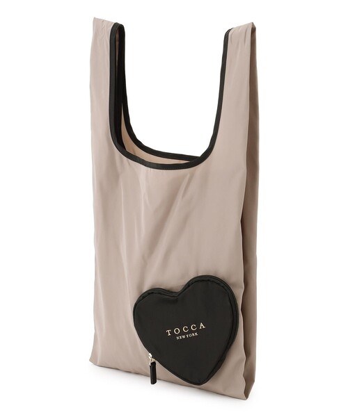 TOCCA（トッカ）の「AVEC CUORE ECOBAG エコバッグ（エコバッグ/サブバッグ・レディース・ピンク系/スカイブルー系/ブラウン系/ブラック系・F）」の22枚目の写真