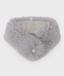 index | ビジュー付きフェイクファーティペット(ストール/ショール)