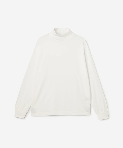 handvaerk（ハンドバーク）の「handvaerk | コットン モックネック長袖Tシャツ MEN（Tシャツ/カットソー・メンズ・ブラック/ホワイト/ダークグレー/グレー系その他2・L/XL/M）」の2枚目の写真