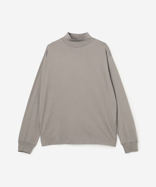 handvaerk（ハンドバーク）の「handvaerk | コットン モックネック長袖Tシャツ MEN（Tシャツ/カットソー・メンズ・ブラック/ホワイト/ダークグレー/グレー系その他2・L/XL/M）」の7枚目の写真