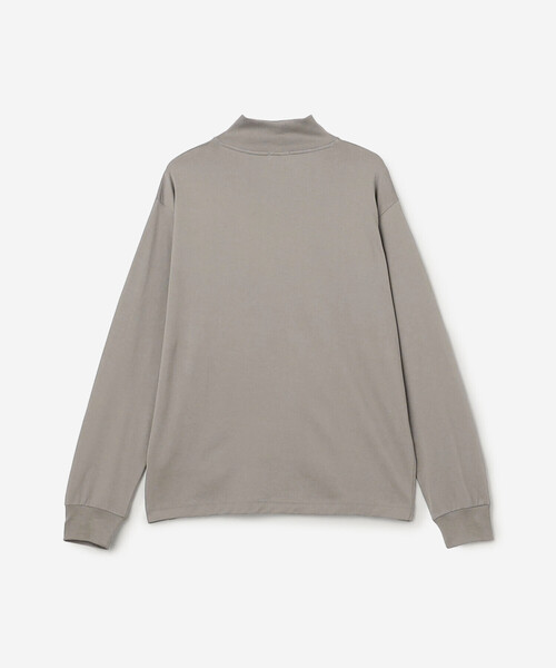 handvaerk（ハンドバーク）の「handvaerk | コットン モックネック長袖Tシャツ MEN（Tシャツ/カットソー・メンズ・ブラック/ホワイト/ダークグレー/グレー系その他2・L/XL/M）」の8枚目の写真