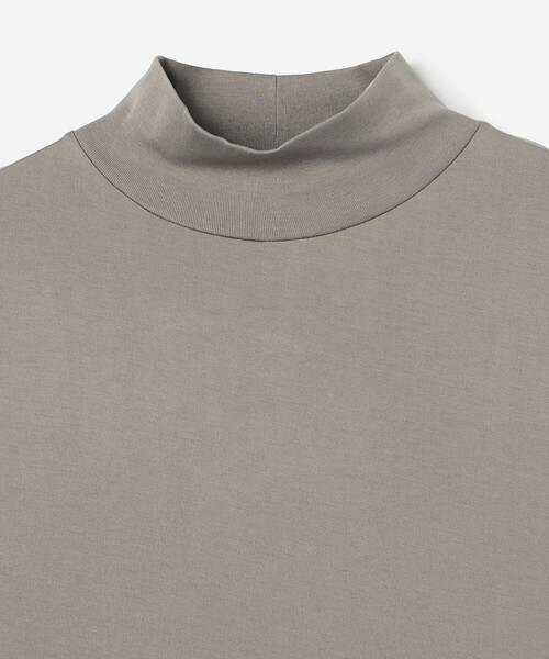 handvaerk（ハンドバーク）の「handvaerk | コットン モックネック長袖Tシャツ MEN（Tシャツ/カットソー・メンズ・ブラック/ホワイト/ダークグレー/グレー系その他2・L/XL/M）」の9枚目の写真