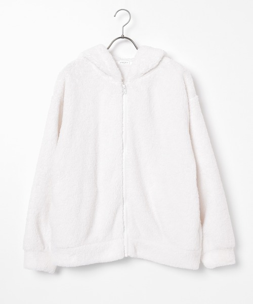 ハニぽか】ボアジップパーカー（パーカー）｜Honeys（ハニーズ）の