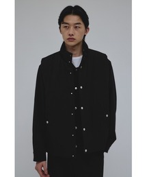 サイドジップパッファーベスト
