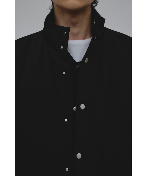 STYLEMIXER(スタイルミキサー)の「サイドジップパッファーベスト(ベスト・メンズ・ブラック/グレー・MEDIUM/LARGE)」の14枚目の写真