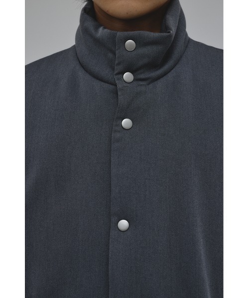 STYLEMIXER(スタイルミキサー)の「サイドジップパッファーベスト(ベスト・メンズ・ブラック/グレー・MEDIUM/LARGE)」の6枚目の写真