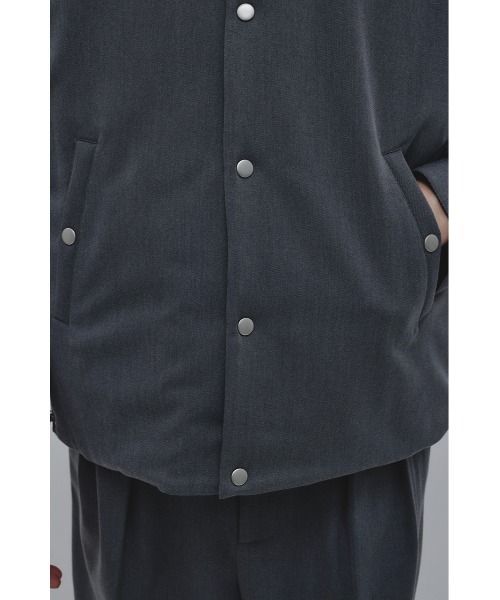 STYLEMIXER(スタイルミキサー)の「サイドジップパッファーベスト(ベスト・メンズ・ブラック/グレー・MEDIUM/LARGE)」の7枚目の写真