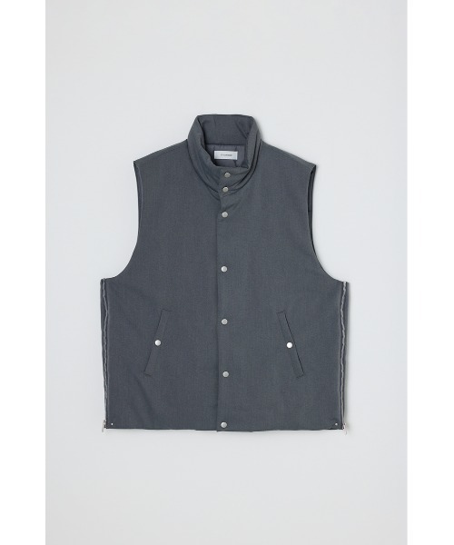 STYLEMIXER(スタイルミキサー)の「サイドジップパッファーベスト(ベスト・メンズ・ブラック/グレー・MEDIUM/LARGE)」の12枚目の写真