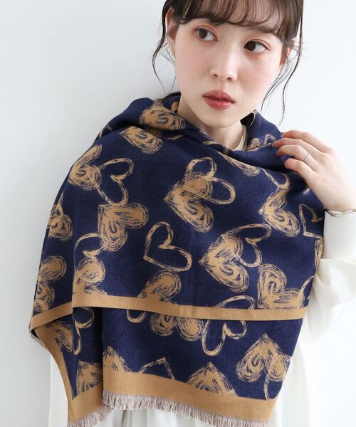 le.coeur blanc（ルクールブラン）の「《WEB限定アイテム》アソート柄大判ストール（ストール/ショール・レディース・ブルー系その他4/ブラック系その他/ホワイト系その他2・FREE）」の17枚目の写真