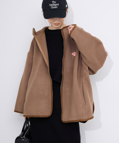 DANTON（ダントン）の「DANTON/ダントン HOODED BLOUSON DT-A0711（ブルゾン・レディース・キャメル/ネイビー・FREE）」の10枚目の写真