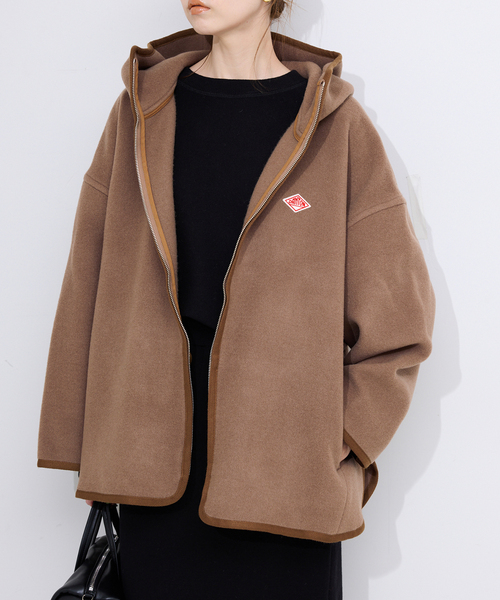 DANTON（ダントン）の「DANTON/ダントン HOODED BLOUSON DT-A0711（ブルゾン・レディース・キャメル/ネイビー・FREE）」の11枚目の写真