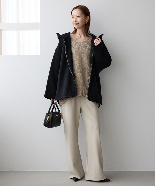 DANTON（ダントン）の「DANTON/ダントン HOODED BLOUSON DT-A0711（ブルゾン・レディース・キャメル/ネイビー・FREE）」の16枚目の写真