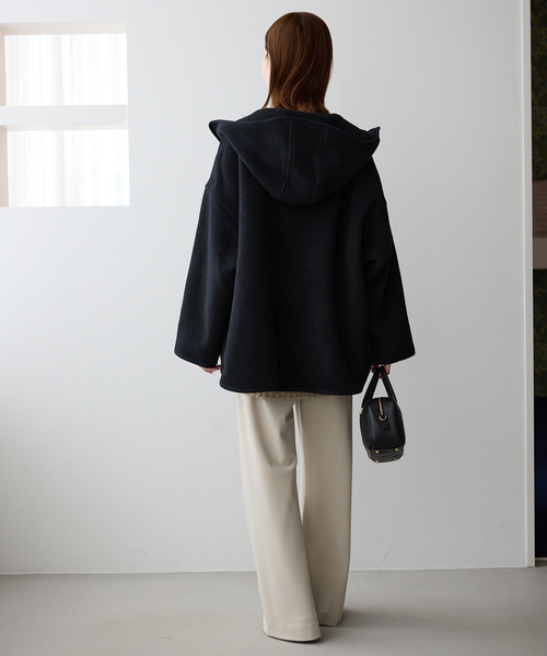 DANTON（ダントン）の「DANTON/ダントン HOODED BLOUSON DT-A0711（ブルゾン・レディース・キャメル/ネイビー・FREE）」の19枚目の写真