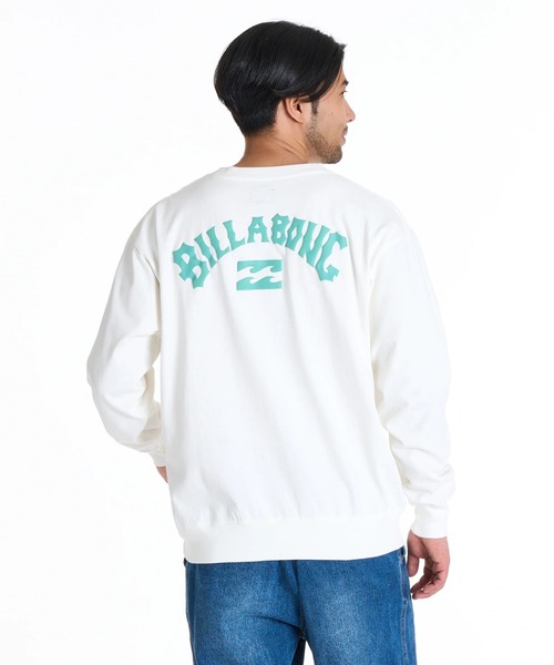 BILLABONG(ビラボン)の「BILLABONG メンズ ARCH LOGO トレーナー 【OVER FIT】【2025年秋冬モデル】/ビラボンバックロゴプリントプルオーバースウェットトレーナー(スウェット・メンズ・ホワイト/オフホワイト/クリーム・LARGE/MEDIUM/X-LARGE)」の7枚目の写真