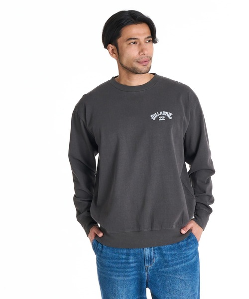 BILLABONG(ビラボン)の「BILLABONG メンズ ARCH LOGO トレーナー 【OVER FIT】【2025年秋冬モデル】/ビラボンバックロゴプリントプルオーバースウェットトレーナー(スウェット・メンズ・ホワイト/オフホワイト/クリーム・LARGE/MEDIUM/X-LARGE)」の4枚目の写真