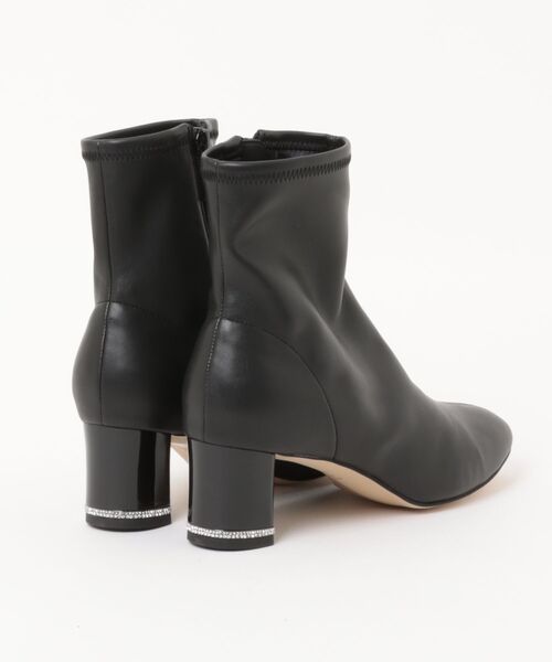 JILL STUART（ジルスチュアート）の「ストレッチショートブーツ（ブーツ・レディース・ブラック・24.5cm/24.0cm/23.5cm/23.0cm/22.5cm）」の2枚目の写真