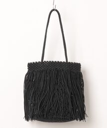 BAGMATI_フリンジワックスコードバッグ
