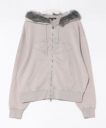 ８(eight) | オーバルロゴ刺繍ZIPパーカー(パーカー)