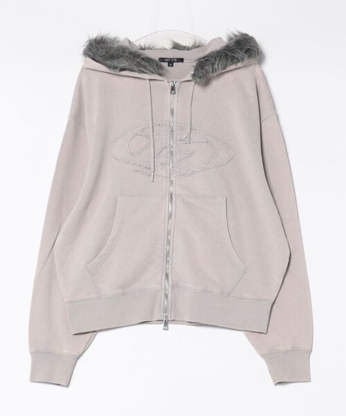 セール】オーバルロゴ刺繍ZIPパーカー（パーカー）｜8(eight)（エイト