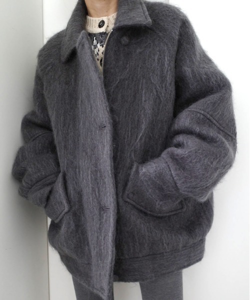 UND MOHAIR SHAGGY FLIGHT JACKET（その他アウター）｜Ameri（アメリ