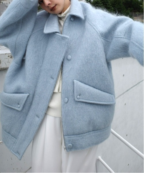 UND MOHAIR SHAGGY FLIGHT JACKET（その他アウター）｜Ameri（アメリ