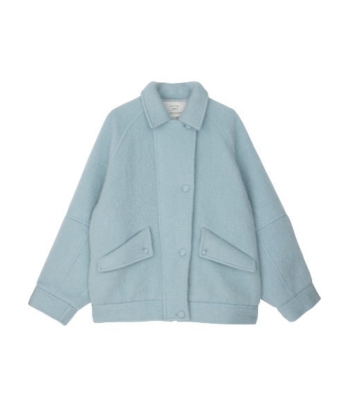 ≪水色≫UND MOHAIR SHAGGY FLIGHT JACKET UND MOHAIR SHAGGY FLIGHT JACKET（その他アウター）｜Ameri（アメリ