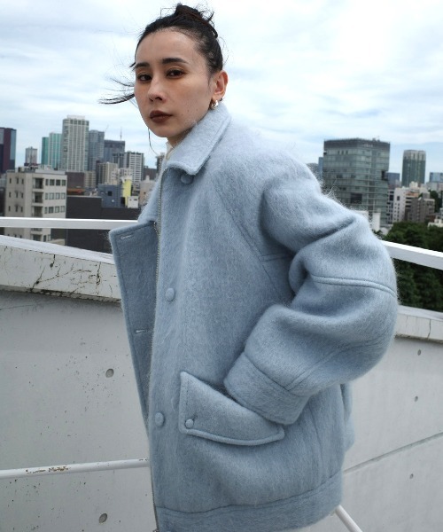 UND MOHAIR SHAGGY FLIGHT JACKET（その他アウター）｜Ameri（アメリ