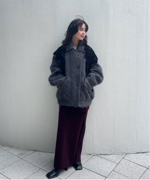 UND MOHAIR SHAGGY FLIGHT JACKET（その他アウター）｜Ameri（アメリ