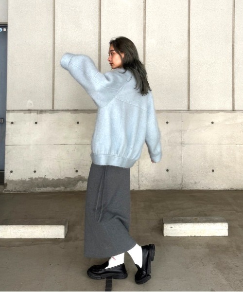 Ameri（アメリ）の「UND MOHAIR SHAGGY FLIGHT JACKET（その他アウター