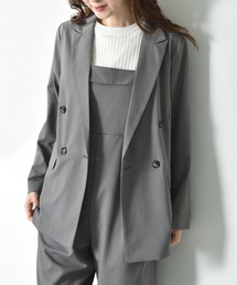 INTERPLANET（インタープラネット）の「ストレッチツイルダブルジャケット（テーラードジャケット）」