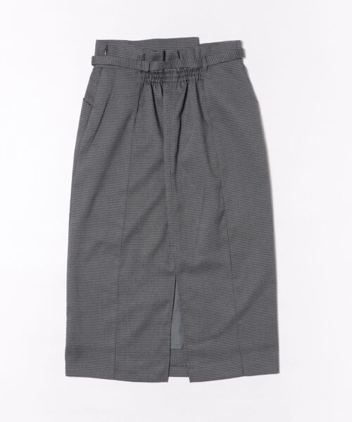 12Twelve Agenda(トゥエルブ アジェンダ)の「ガンクラブチェックベルト付タイトスカート(スカート・レディース・ベージュ/チャコールグレー・M/S)」の11枚目の写真