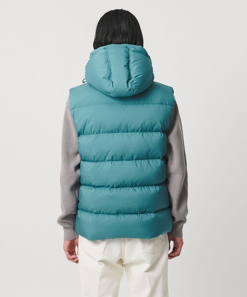 Pyrenex（ピレネックス）の「【別注】＜PYRENEX＞SPOUTNIC VEST/スプートニック ベスト/ダウン ベスト（ダウンベスト・メンズ・ブラック/ターコイズブルー系・L/XL/M）」の14枚目の写真