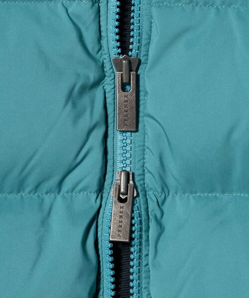 Pyrenex（ピレネックス）の「【別注】＜PYRENEX＞SPOUTNIC VEST/スプートニック ベスト/ダウン ベスト（ダウンベスト・メンズ・ブラック/ターコイズブルー系・L/XL/M）」の7枚目の写真