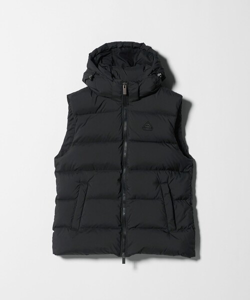 PYRENEX フード付きダウンベスト ブラック Pyrenex（ピレネックス） ダウンベスト ブラック SPOUTNIC MINI
