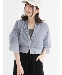 Te chichi TERRASSE（テチチテラス）の「チュールダブルジップブルゾン（ブルゾン）」