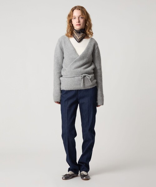 セール】＜Steven Alan＞ウール フォックス カシュクール カーディガン