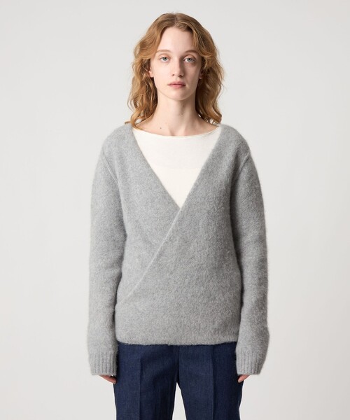 セール】＜Steven Alan＞ウール フォックス カシュクール カーディガン