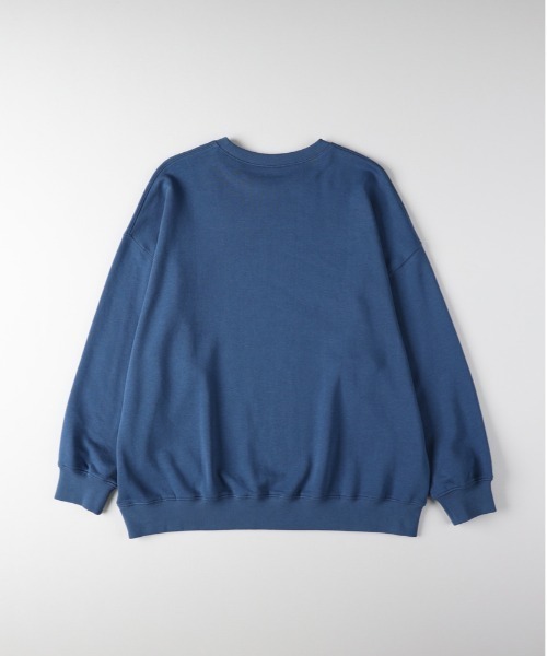 Right-on（ライトオン）の「HONEYSUCKLE ROSE(ハニーサックルローズ)【レディース】ロゴスウェットプルオーバー(ゆったりシルエット/体型カバー)（スウェット・レディース・ダークグレー/オフホワイト/グレー/ブルー・S/L/M）」の12枚目の写真
