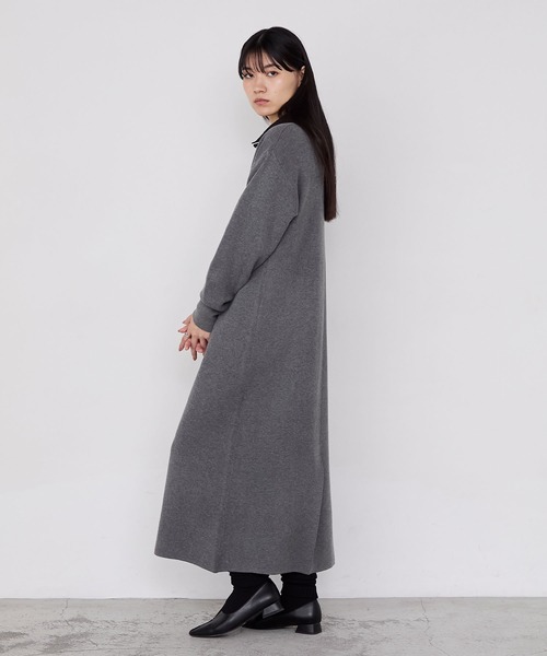 PEARLY GATES グレー ニットワンピース サイズ1値下げ PEARLY GATES グレー ニットワンピース サイズ1値下げ PEARLY GATES