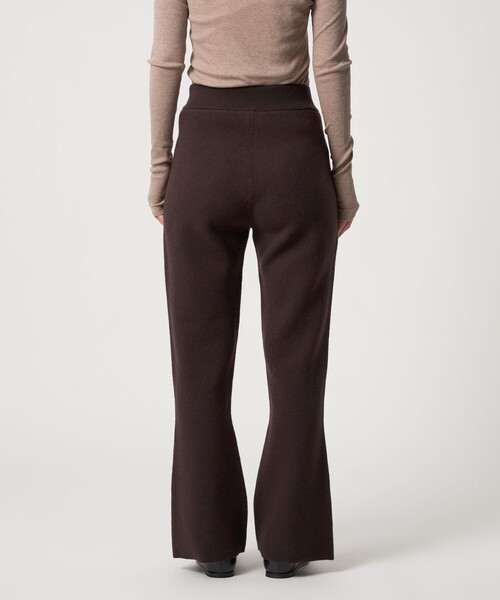 Steven Alan（スティーブンアラン）の「＜Steven Alan＞ウール カシミヤ フレア パンツ（その他パンツ・レディース・ダークブラウン/オフホワイト・FREE）」の7枚目の写真